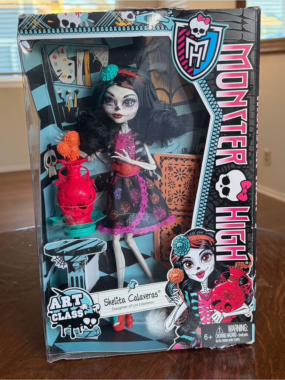 MONSTER HIGH - Skelita Calaveras Art Class Series Doll 2013 Mattel NRFB
